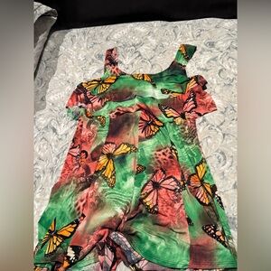 Tie dye butterfly dress